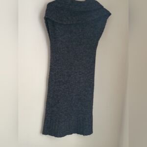 Nine West Dress Women Medium Black And Gray Cozy Academia Office Versatile Party